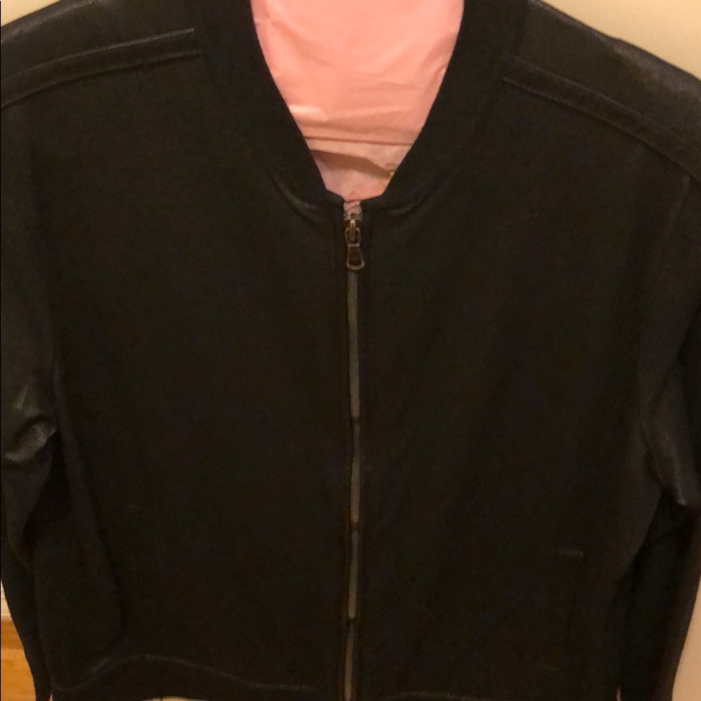 John Varvatos zip jacket black
